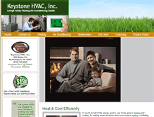 Tablet Screenshot of keystone-hvac.com